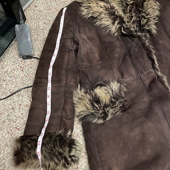 GUCCI shearling long leather coat - 100% authentic - Picture 10 of 14
